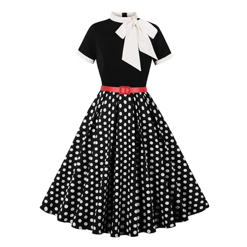 Vintage Swing Dress - 1950s Rockabilly Pin-Up Style Main image
