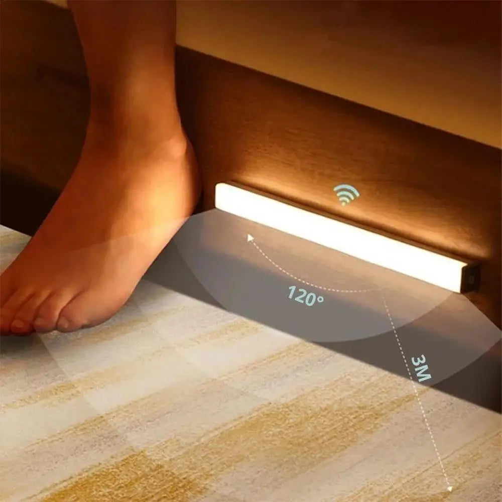 Night Lights Wireless LED Motion Sensor Lamp USB Rechargeable Magnetic for Wardrobe Room Closet K...