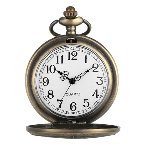 Vintage Skeleton Quartz Pocket Watch