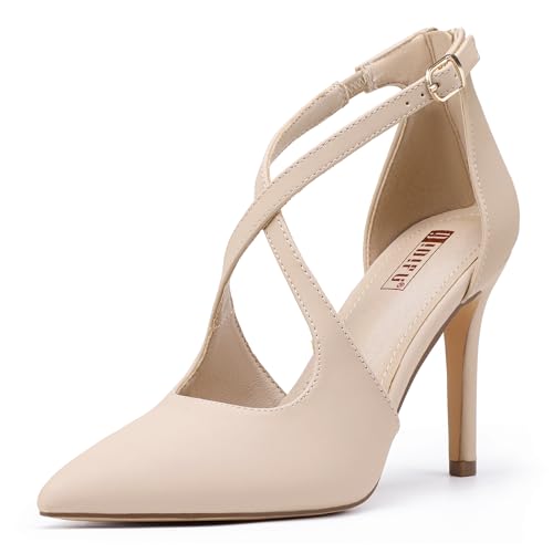 IDIFU Women's Pumps IN4 Closed Toe Stiletto High Heels Dress Shoes Main image