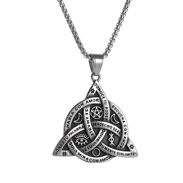 Triple Goddess Celtic Knot Necklace