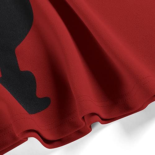 ZEZCLO Women Poodle Skirt Midi skirt 50s Vintage Pleated A-line Skirts