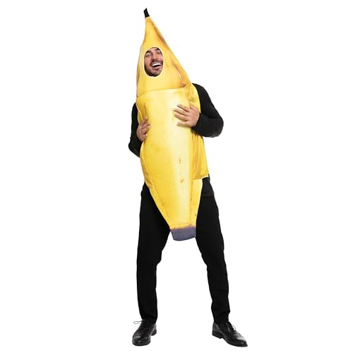 Spooktacular Creations Realistic Banana Costume for Adult Halloween Costume, Theater Plays, Outdoor Activity