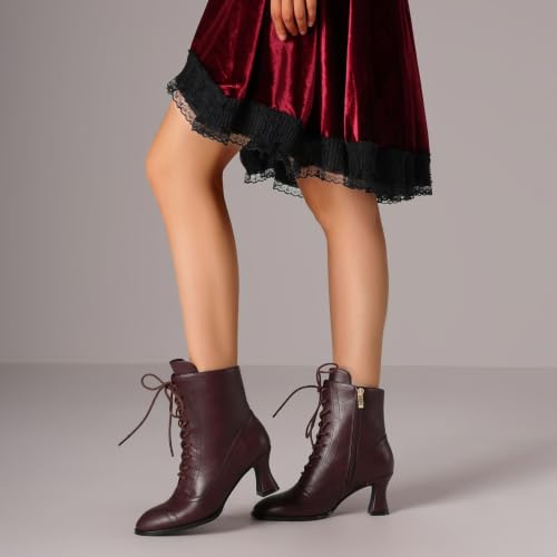 Victorian Boots For Women Vintage Renaissance Witch Shoes