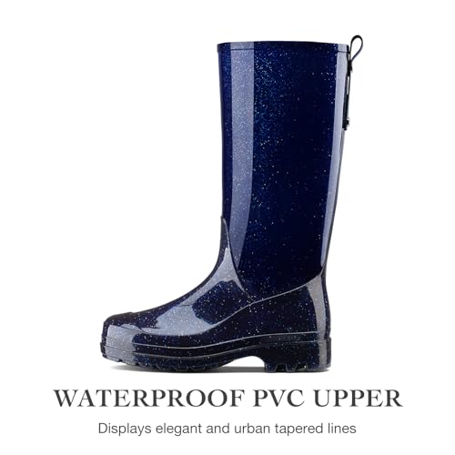 Rain Boots For Women Waterproof Boots, Knee High Rain