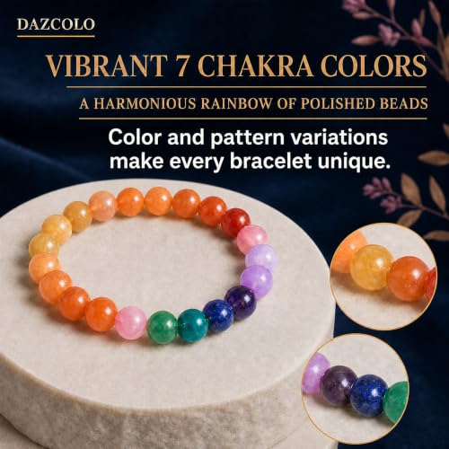 Natural Gemstone Stretch Elastic Bracelet