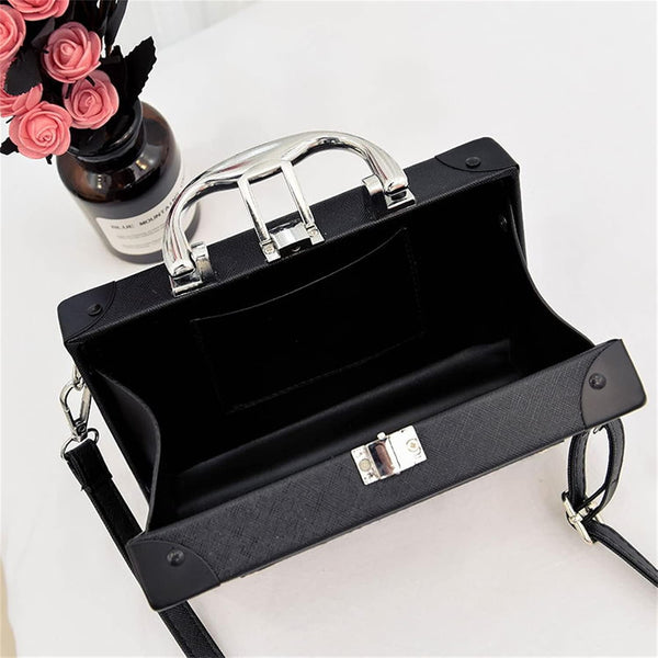 Vintage Radio-Shaped Crossbody Bag