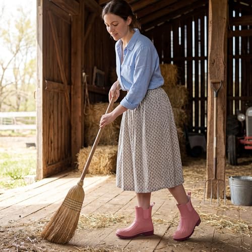 Chelsea Rain Boots For Women, Short Ankle Rubber Duck Boots