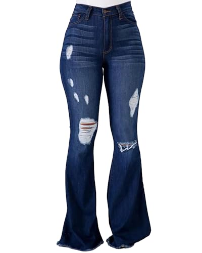 Vintage Bell Bottoms Flare Jeans For Women 90s High Waist Main image