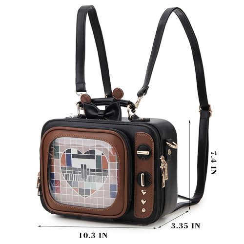 TV-Shaped Ita Bag Backpack — Cute Pin Display