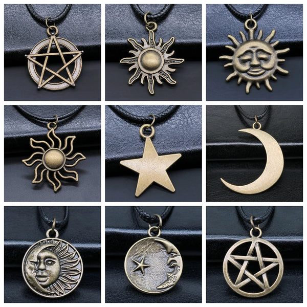 Pentagram Necklace - Wiccan Pendant Jewelry