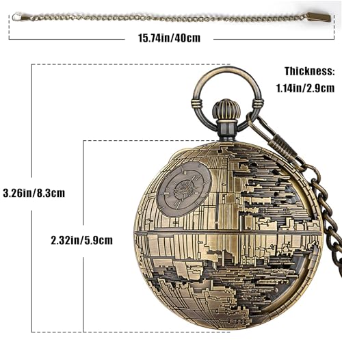 Men's Musical Pocket Watch — Collectible Gift