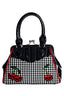 Rockabilly Cherry Skulls Kisslock Handbag