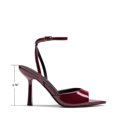DREAM PAIRS Women's Stiletto Kitten Heeled Sandals