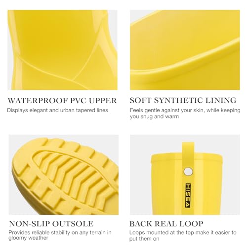 Rain Boots For Women Waterproof Boots, Knee High Rain