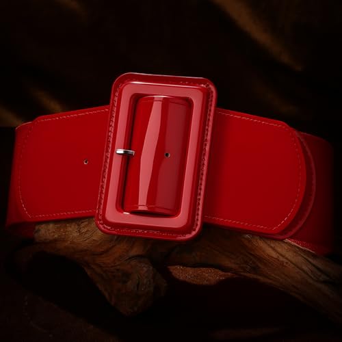 Stretchy Wide Women Belts Elastic Vintage Belts for Women Fashion Ladies Waist Belt for Dress