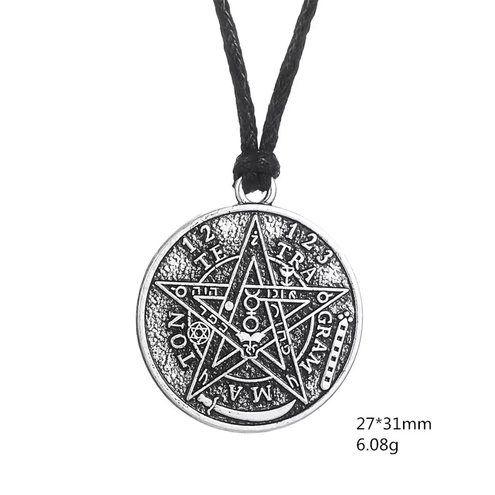 Pentagram Necklace - Wiccan Pendant Jewelry