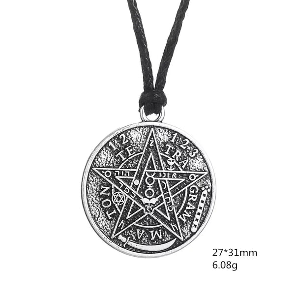 Pentagram Necklace - Wiccan Pendant Jewelry