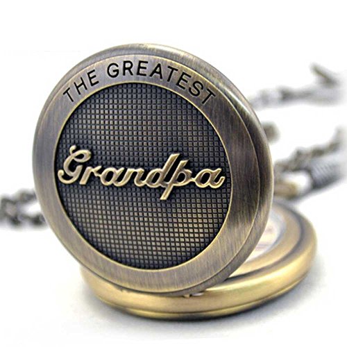 Fathers Personalized Engraved Pocket Watch, Engraved Dad, Grandpa for Secondary image