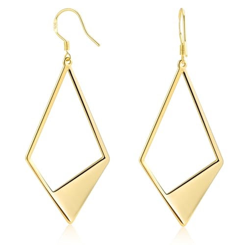 Silver Dangle Earrings for Women Gold Drop Earrings Hypoallergenic