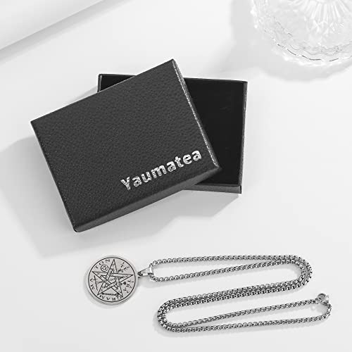 Tetragrammaton Pentacle Necklace for Men