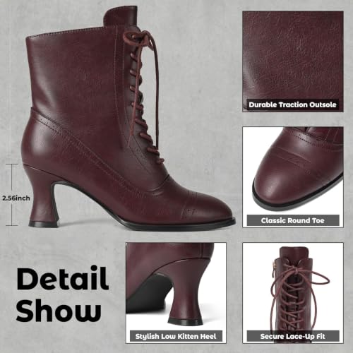 Victorian Boots For Women Vintage Renaissance Witch Shoes