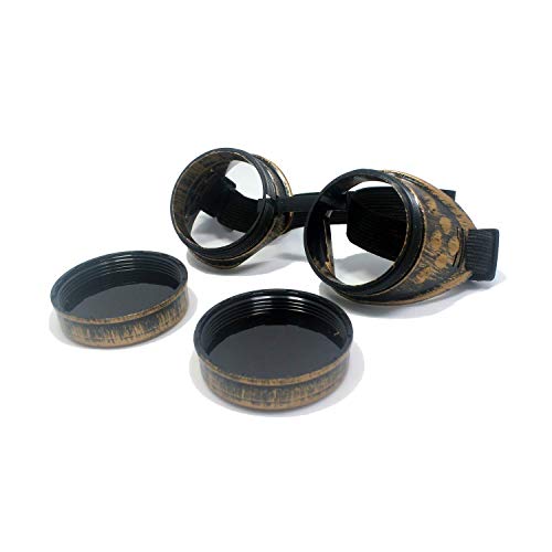 Mad Scientist Vintage Steampunk Cosplay Goggles