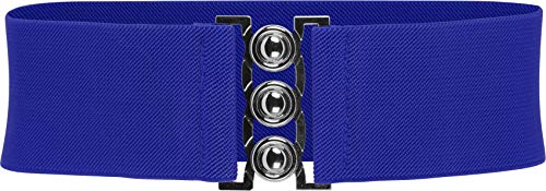 Blackbutterfly Wide Elastic Waist Cinch Stretch Waistband Retro Clasp