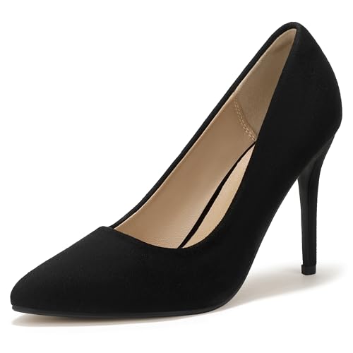 IDIFU Women's Stiletto High Heels Sexy Closed Pointed Toe Pumps Main image