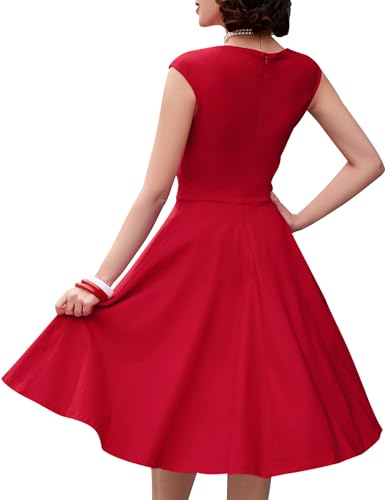 Vintage Swing Dress - 1950s Rockabilly Pin-Up Style Secondary image