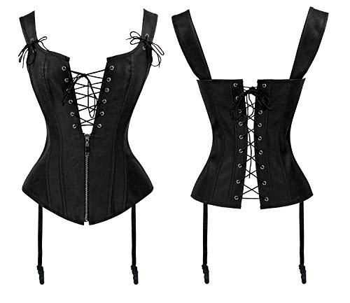 Renaissance Boned Corset with Garters