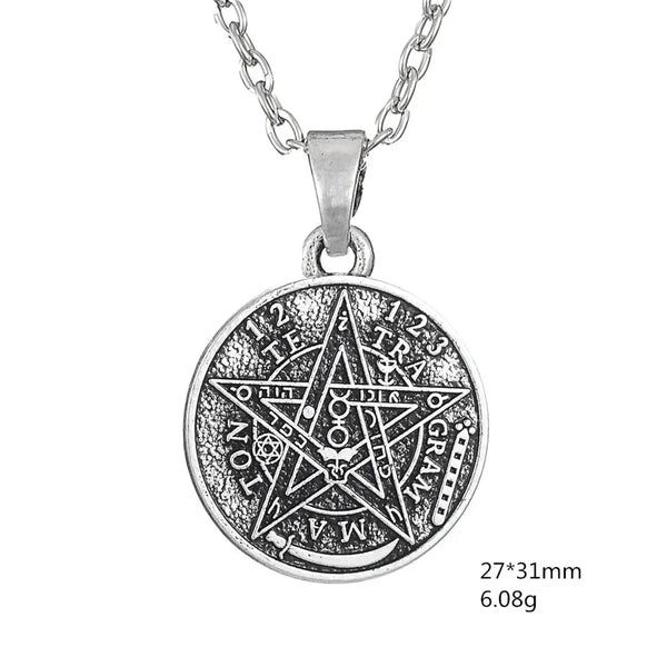 Pentagram Necklace - Wiccan Pendant Jewelry