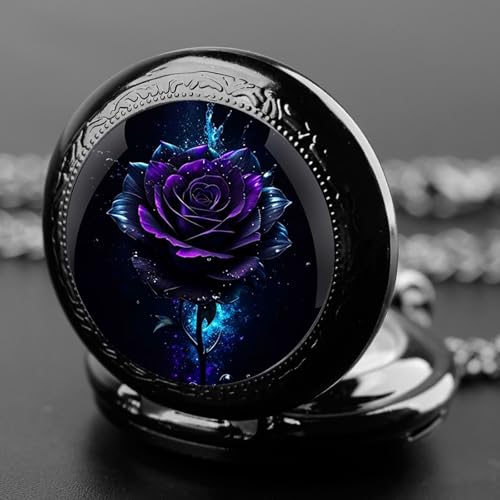 Vintage Pocket Watch for Women Men Graphic Design Quartz Pocket Watche Secondary image