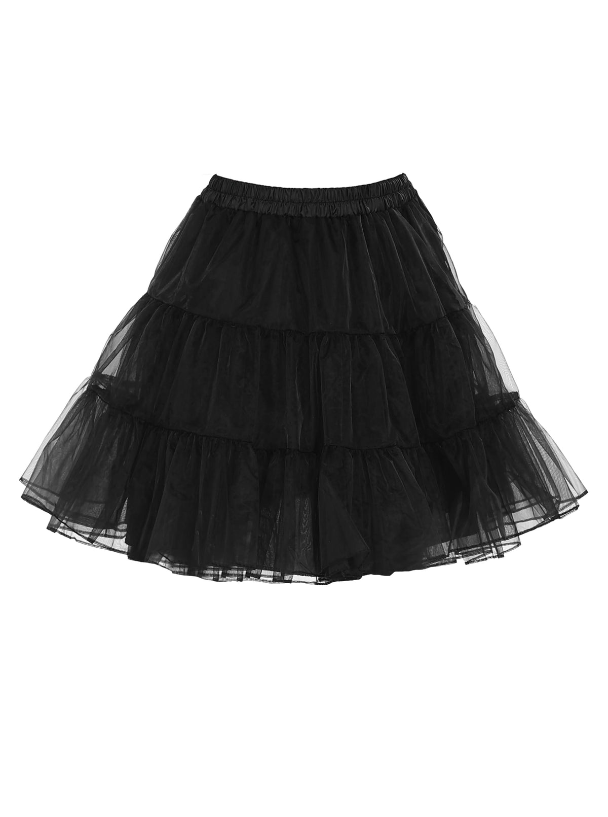 Women's 50s Vintage Petticoat A-line Underskirt Crinoline Rockabilly Tutu Skirt S-3XL