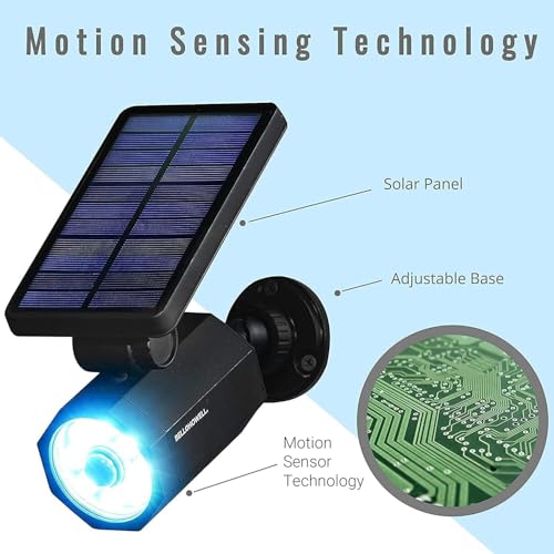Bell+howell Bionic Spotlight Motion Solar Spot LED Light, for Garden, Lawn as Seen on tv