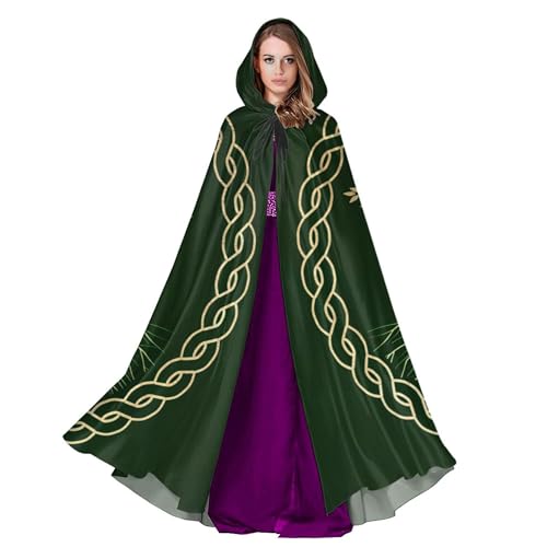 YETTA YANG Halloween Hooded Robe Cloak for Adult Men Women Christmas Hoodies Cape Cosplay Cosplay Costumes