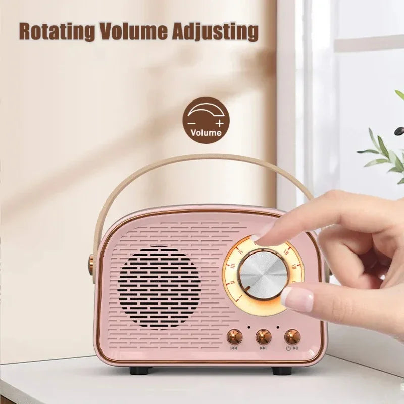 Retro Mini Bluetooth Speaker with FM Radio