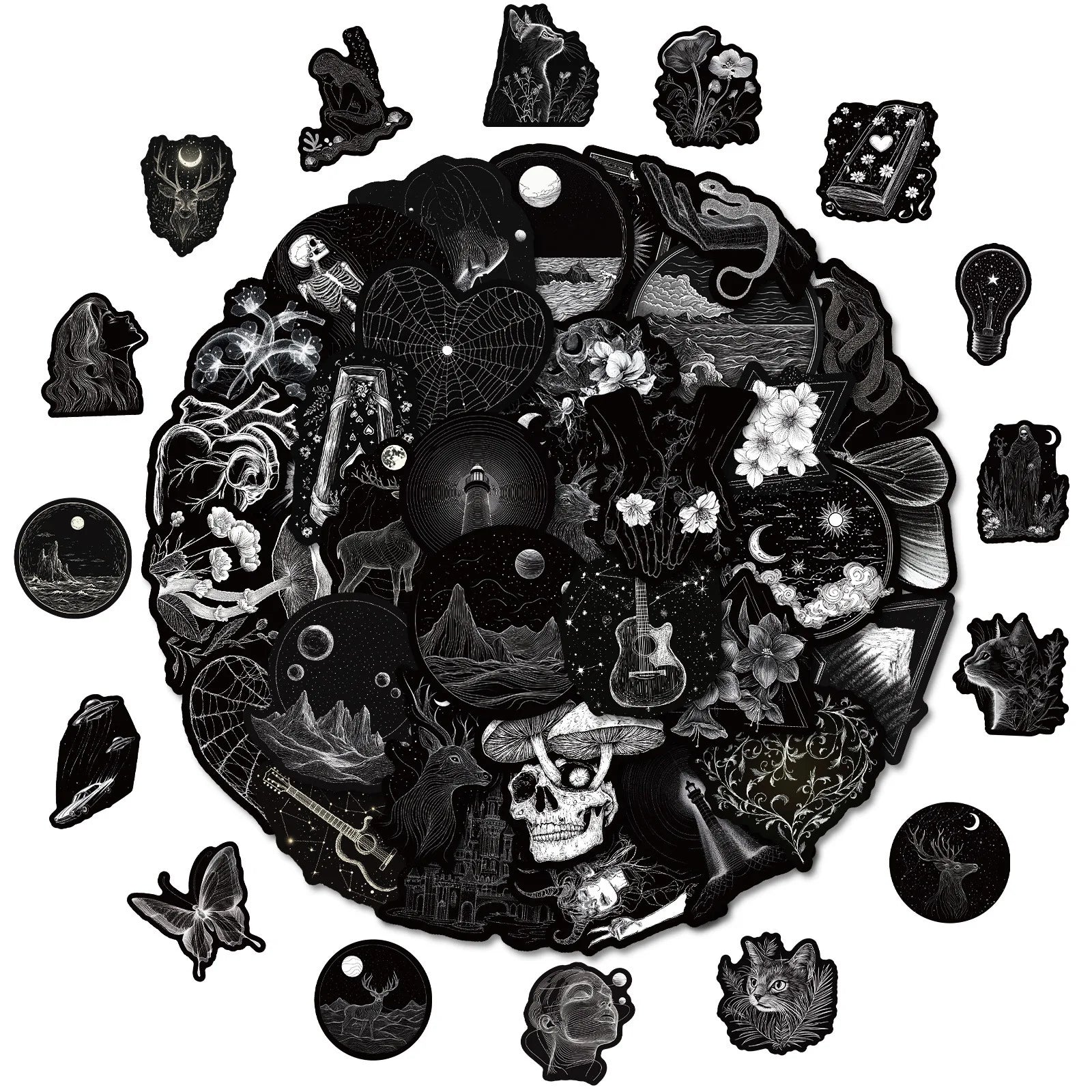 Beautiful Scrapbooking Or Skateboard DIY Sticker Pack Secondary image