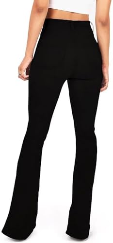 High Waisted Flare Jeans For Women Stretch Wide Leg Jeans