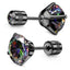 Subiceto 1 Pair Titanium Stud Earrings for Women Men Hypoallergenic