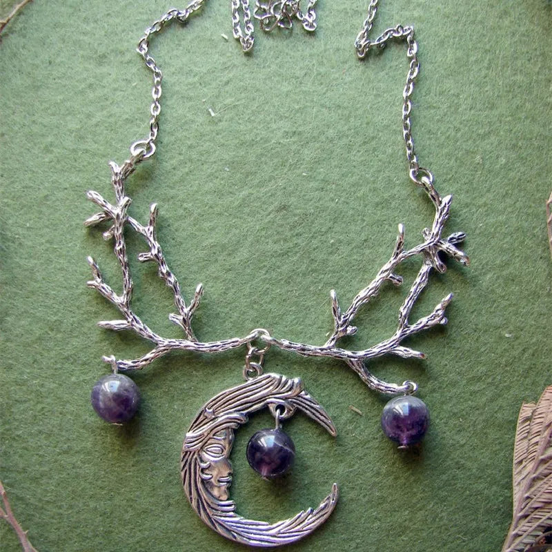 Moon Phase Necklace - Lunar Cycle Jewelry Main image