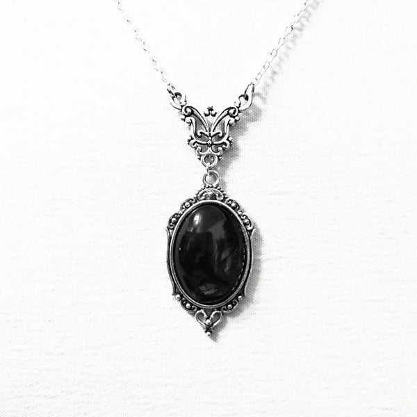 Gothic Vintage Halloween Necklace With Pendant