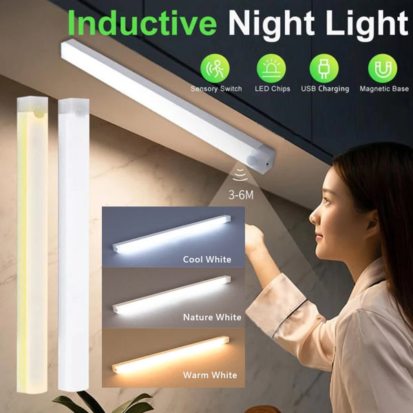 LED Motion Sensing Night Light USB-C Recharge
