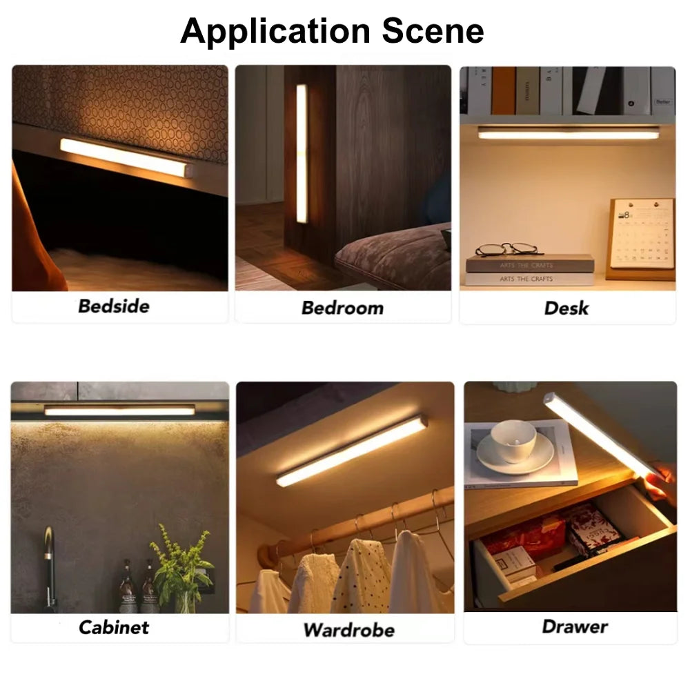 LED Motion Sensing Night Light USB-C Recharge