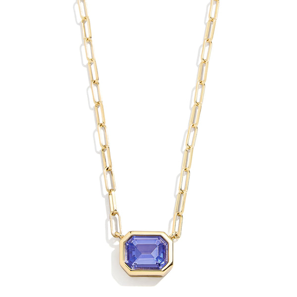 Meaningful Fashion Birthstone Pendant Necklace