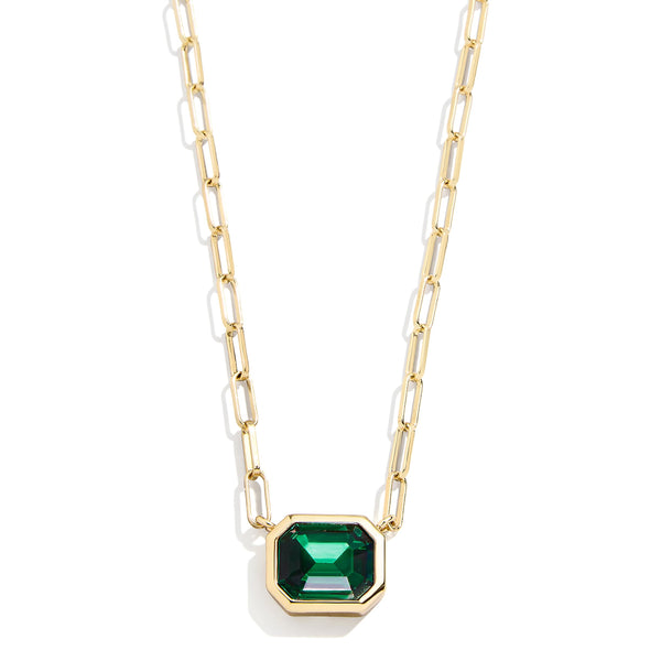Meaningful Fashion Birthstone Pendant Necklace
