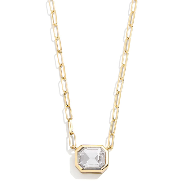 Meaningful Fashion Birthstone Pendant Necklace
