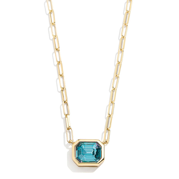 Meaningful Fashion Birthstone Pendant Necklace