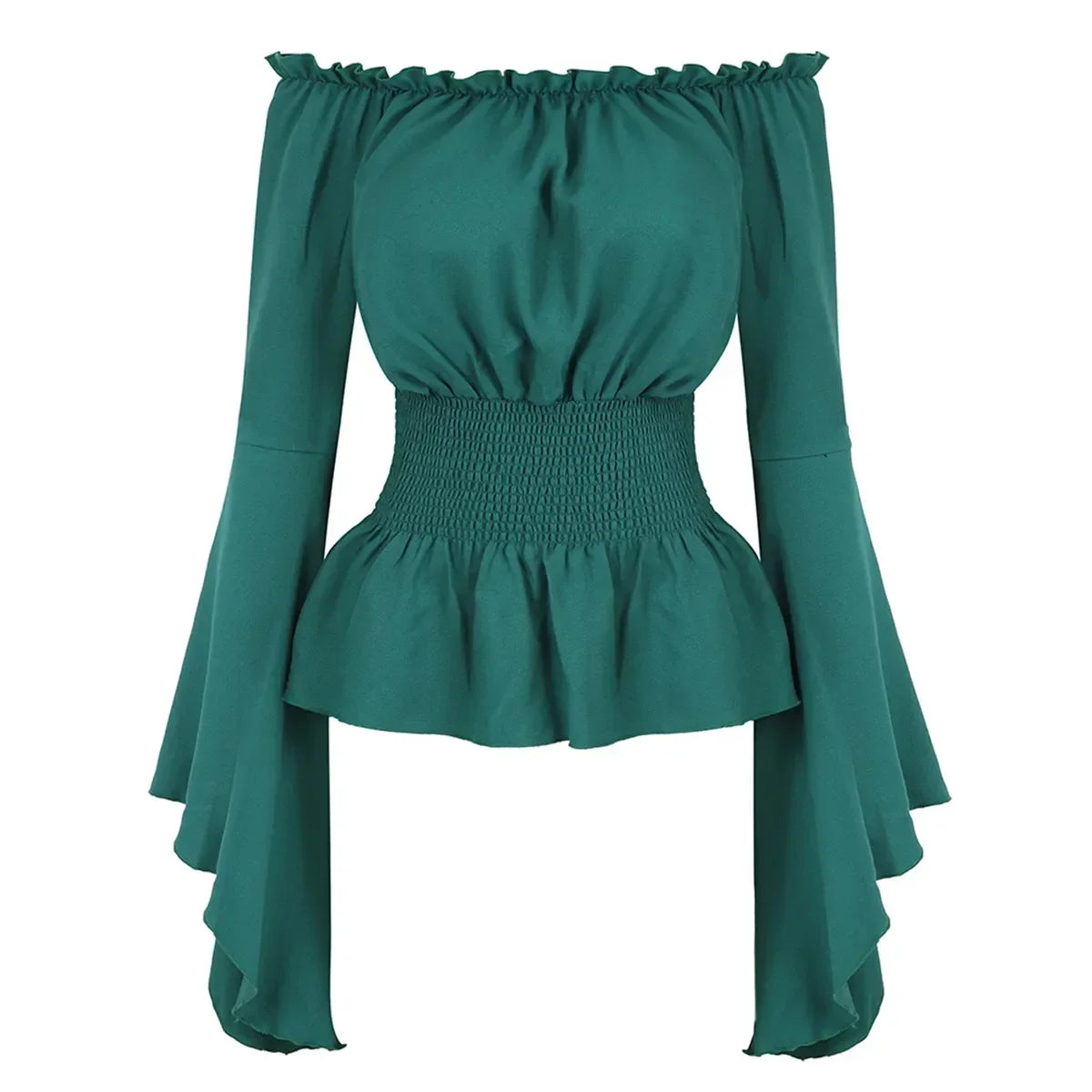 Medieval Renaissance Off-Shoulder Steampunk Cosplay Blouse