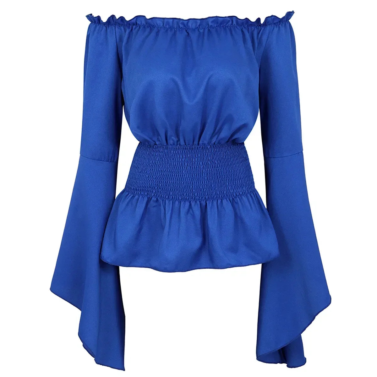 Medieval Renaissance Off-Shoulder Steampunk Cosplay Blouse